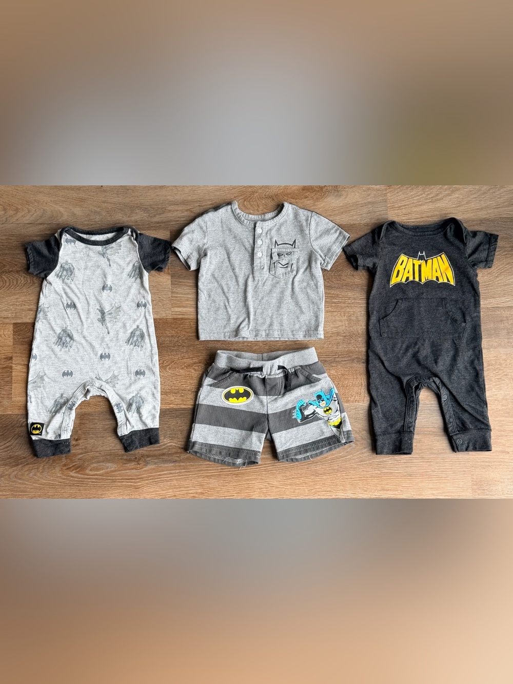 BATMAN | Baby Outfit Bundle | Rompers Set | 0-3 Months